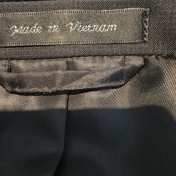 NEW Geoffrey Beene Tompkins Mens Black Tompkins Suit 2 Piece Garment 50 Reg 45W - Picture 11 of 16